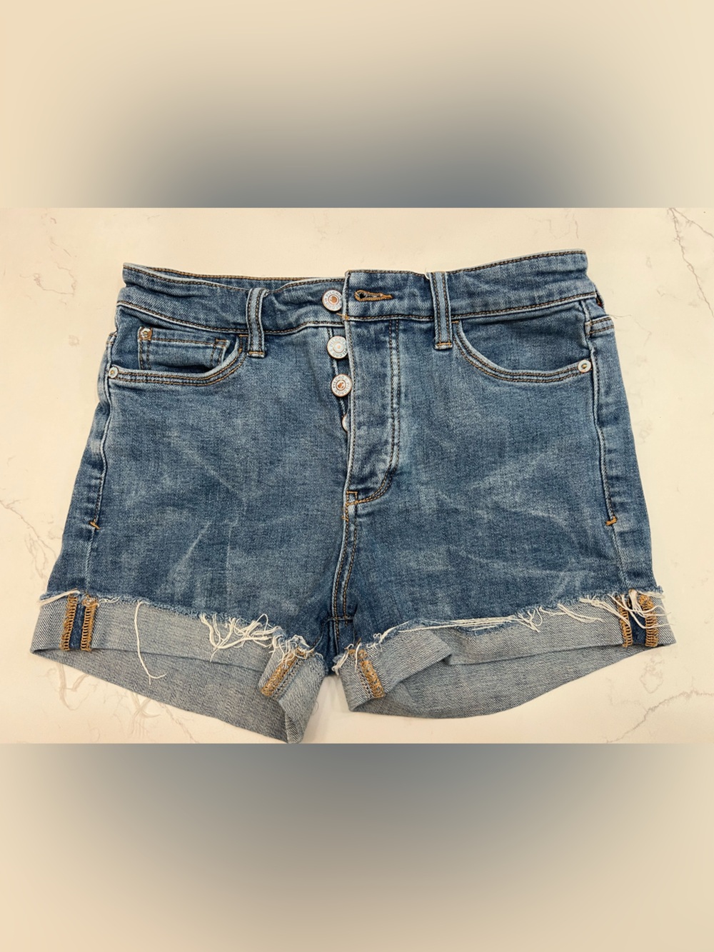 Anthropology Pilcro Cutoff Jean Shorts, Size 26, $98 Retail